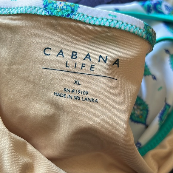 NWT Cabana Life Santorini High Neck Bikini Top XL - Picture 3 of 7